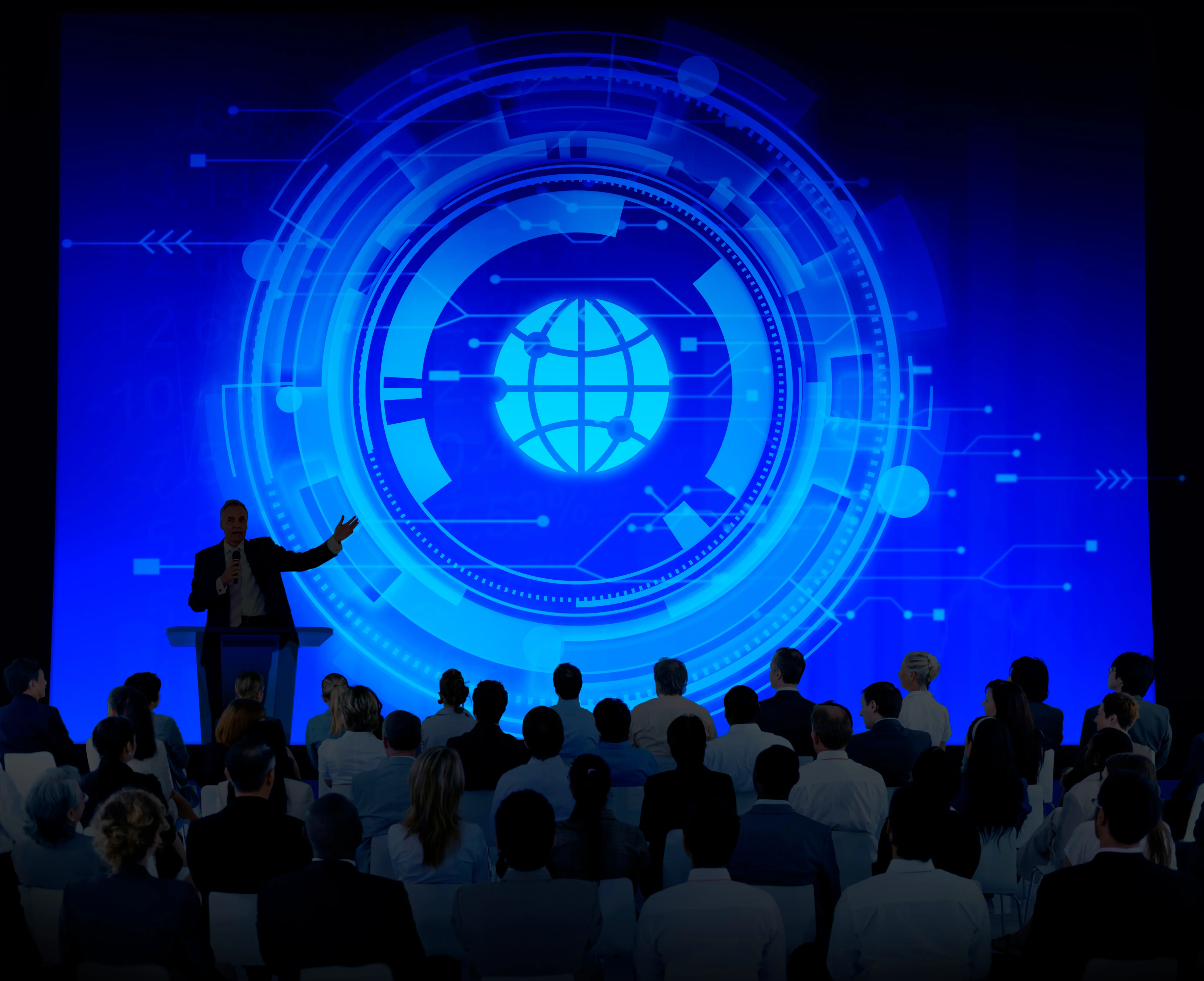 Person giving speech
